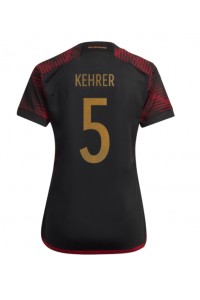 Fotbalové Dres Německo Thilo Kehrer #5 Dámské Venkovní Oblečení MS 2022 Krátký Rukáv